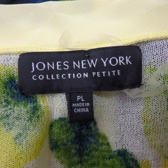 Jones New York Petite Collection open cardigan PL - Picture 5 of 7